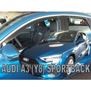 Audi A3 Y8 Yrs 2020 - on 5Drs Sportback Brand New Heko 4 Piece Wind Deflectors 10272