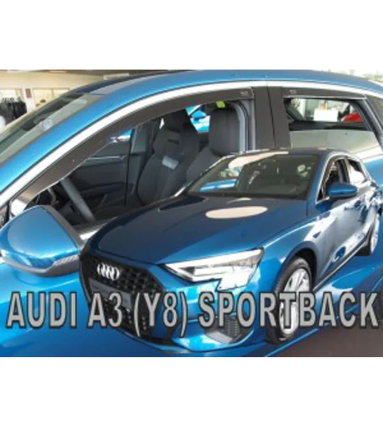 Audi A3 Y8 Yrs 2020 - on 5Drs Sportback Brand New Heko 4 Piece Wind Deflectors 10272