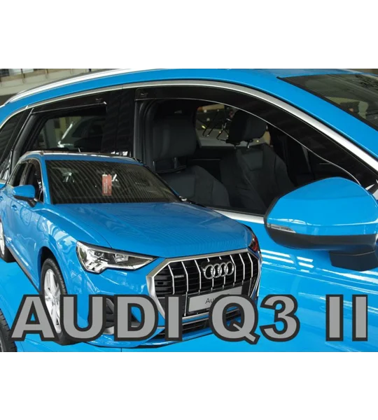Audi Q3 Yrs 2018 - on Brand New 4 Piece Heko Wind Deflectors 10264