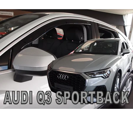 Audi Q3 Sportback Yrs 2020 - on Brand New 4 Piece Heko Wind Deflectors 10275