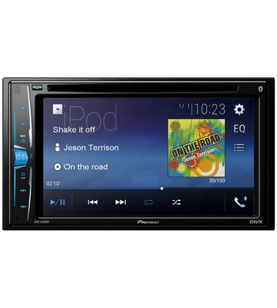 Pioneer AVH-A200BT Double DIN DVD/CD/Radio Iphone Ipod Android Headunit