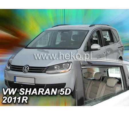 Wind deflectors VOLKSWAGEN Sharan 5d 2010-> / SEAT Alhambra 5d 2010->31182