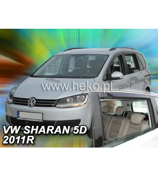 Wind deflectors VOLKSWAGEN Sharan 5d 2010-> / SEAT Alhambra 5d 2010->31182