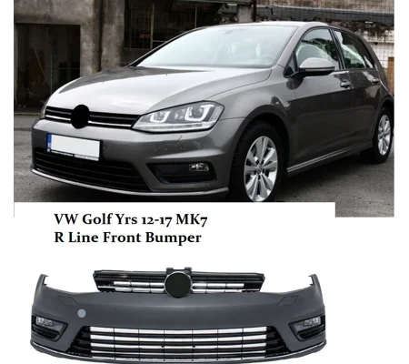 VW Golf Mk 7 VII Yrs 12-17 R Line Front Bumper