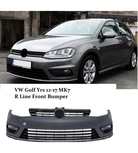 VW Golf Mk 7 VII Yrs 12-17 R Line Front Bumper