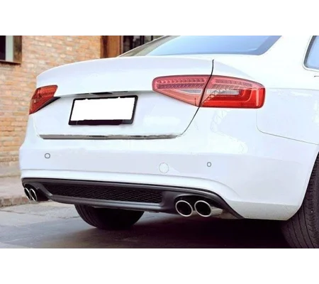 Audi A4 B8 Saloon SE Yrs 08-12, Rear Diffuser Twin Exit Both Sides
