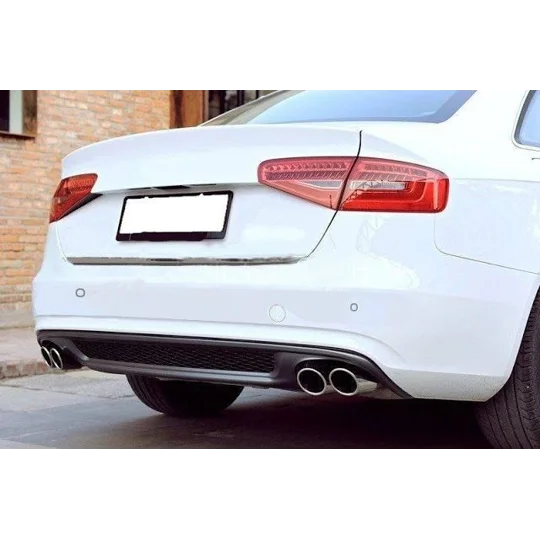 Audi A4 B8 Saloon SE Yrs 08-12, Rear Diffuser Twin Exit Both Sides
