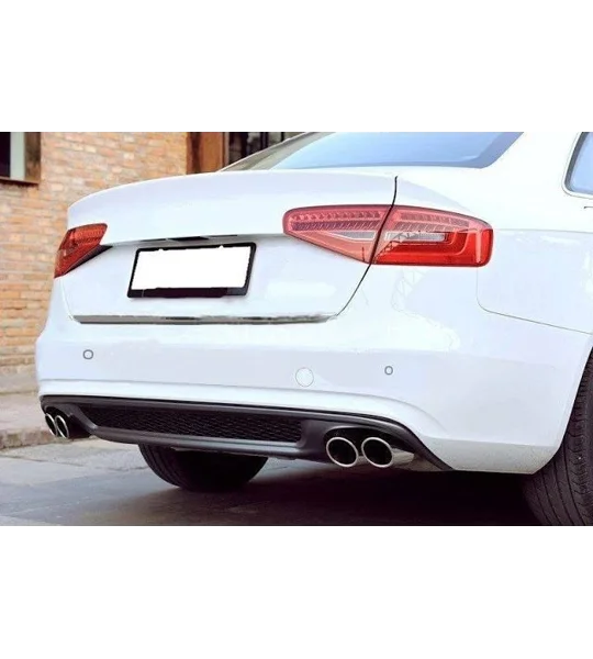 Audi A4 B8 Saloon SE Yrs 08-12, Rear Diffuser Twin Exit Both Sides