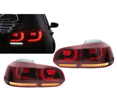 VW Golf MK 6 Yrs 09-12 LED Dynamic Sequential Indicator Taillights RHD R20 GTD