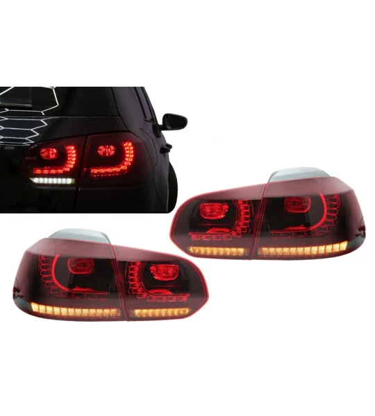 VW Golf MK 6 Yrs 09-12 LED Dynamic Sequential Indicator Taillights RHD R20 GTD