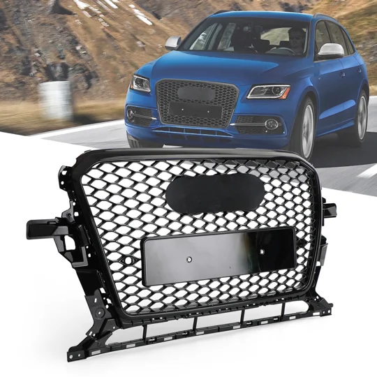 Audi Q5 8R Facelift Yrs 2012-2015 Honeycomb Gloss Black Grill RS