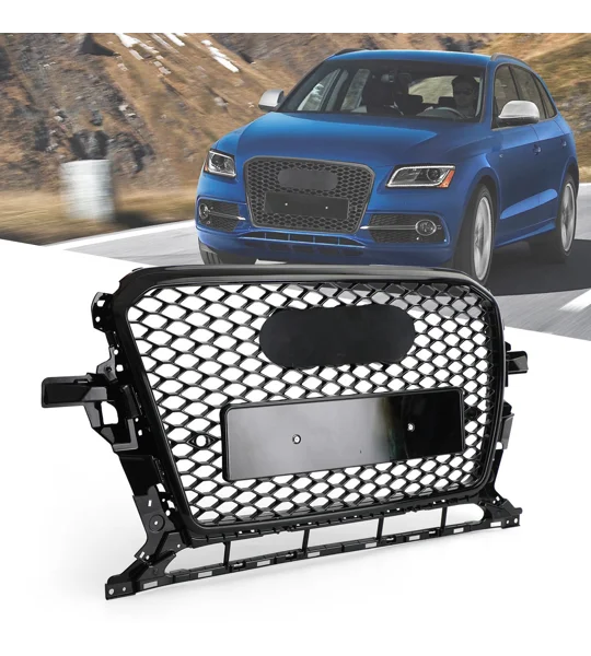 Audi Q5 8R Facelift Yrs 2012-2015 Honeycomb Gloss Black Grill RS