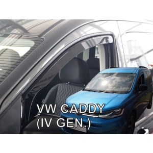 VW Caddy Yrs 2021 onwards All Models Covered Brand New Heko 2 Piece Wind Deflectors 31023