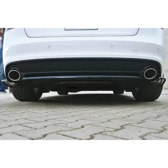 Audi A5 S LIne Facelift Yrs 11-15 MAXTON CENTRAL REAR SPLITTER