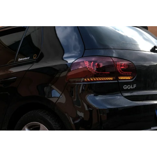 VW Golf MK 6 Yrs 09-12 LED Dynamic Sequential Indicator Taillights RHD R20 GTD