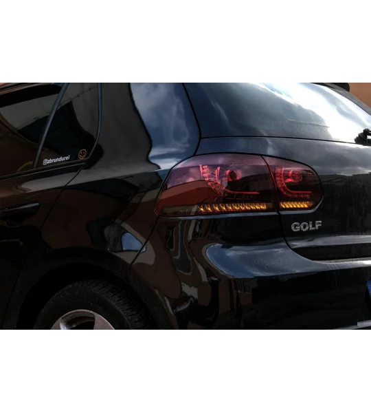 VW Golf MK 6 Yrs 09-12 LED Dynamic Sequential Indicator Taillights RHD R20 GTD