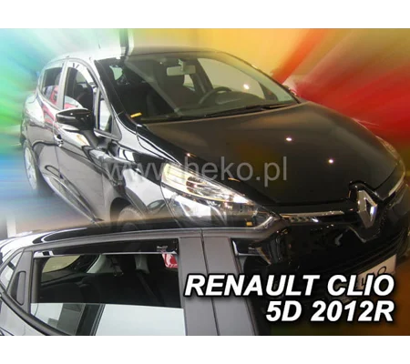 RENAULT CLIO IV 5D HTB 2012-2019 Hatchback Brand New Heko 4 Piece Wind Deflectors 27121