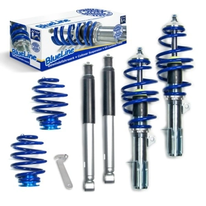 Opel Corsa C 1.0i 12V, 1.2i 16V, 1.7Di JOM Blueline Coilovers Suspension Kit