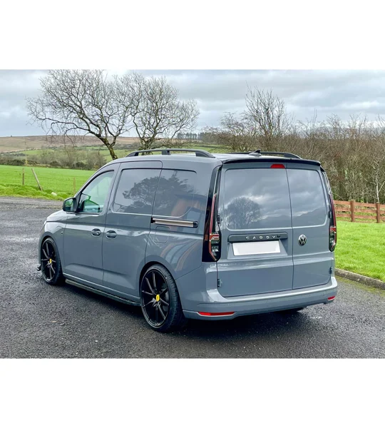 VW Caddy 2021- Black Aluminium Roof Rails Bars