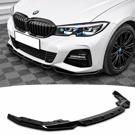 BMW 3 Series G20 Front Lip Splitter – Gloss Black (2019 Onwards)