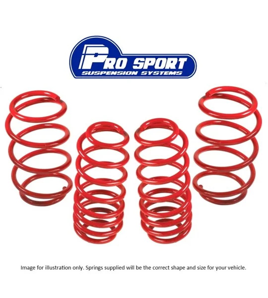 VW Golf MK VII VIII MK7 8, Prosport 40mm torsion beam Lowering Springs