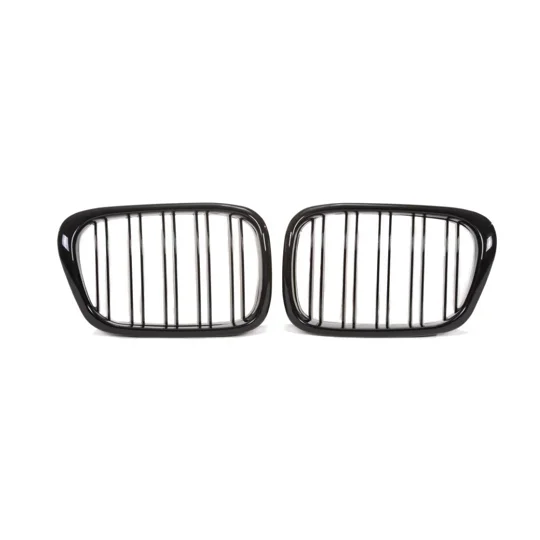 BMW E39 5 Series Yrs 97-03 Gloss Black Kidney Grills