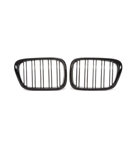 BMW E39 5 Series Yrs 97-03 Gloss Black Kidney Grills