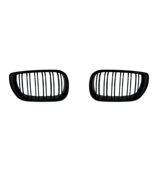 BMW E46 Saloon 02-05 Facelift Black Kidney Grills