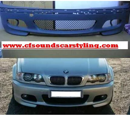 MTEC M Sport M Technik Front Bumper, BMW E46, 3 Series Yrs 98-04 Coupe & Saloon, Plastic