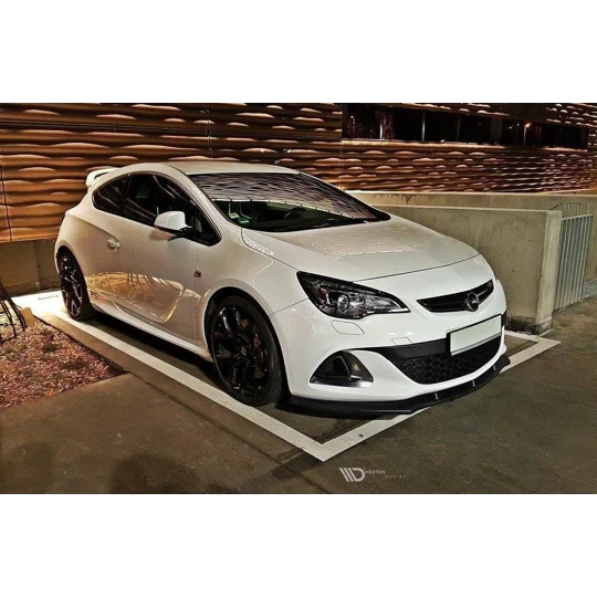 Opel Astra J OPC / VXR Maxton Design Front Bumper Lip Plastic