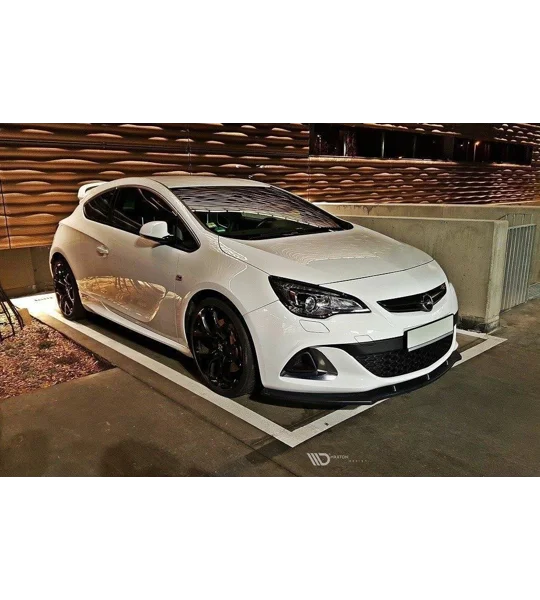 Opel Astra J OPC / VXR Maxton Design Front Bumper Lip Plastic