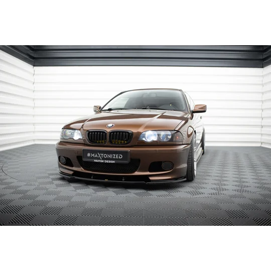 BMW E46 3 Series Coupe M Sport ,Front Bumper Splitter Diffuser Lip Plastic