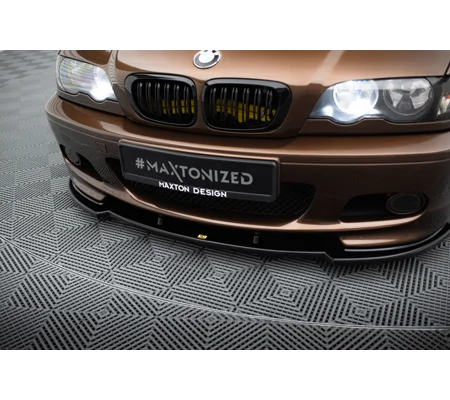 BMW E46 3 Series Coupe M Sport ,Front Bumper Splitter Diffuser Lip Plastic