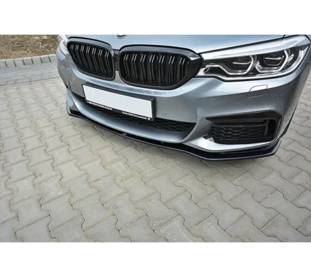 BMW 5 Series G30 2017 Maxton Design Front Bumper Lip Plastic