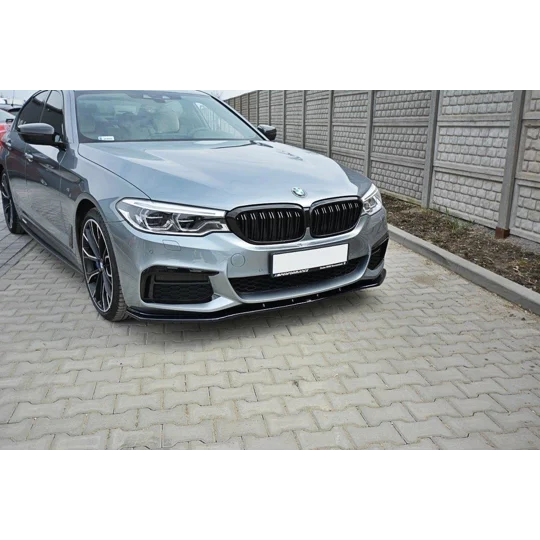 BMW 5 Series G30 2017 Maxton Design Front Bumper Lip Plastic