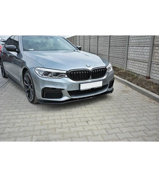BMW 5 Series G30 2017 Maxton Design Front Bumper Lip Plastic
