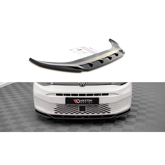 VW Caddy MK5 YRS 2020 Onwards Maxton Design Front Bumper Lip Splitter Gloss Black