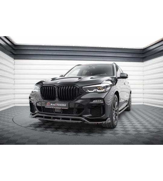 BMW X5 M-Pack G05 Yrs 18 - 23 Maxton Design Front Bumper Lip Plastic