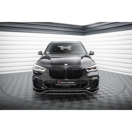 BMW X5 M-Pack G05 Yrs 18 - 23 Maxton Design Front Bumper Lip Plastic