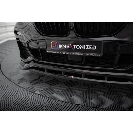 BMW X5 M-Pack G05 Yrs 18 - 23 Maxton Design Front Bumper Lip Plastic