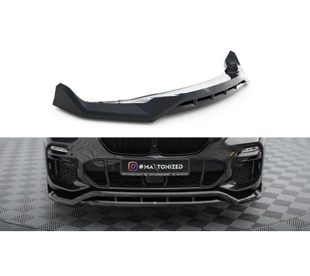 BMW X5 M-Pack G05 Yrs 18 - 23 Maxton Design Front Bumper Lip Plastic