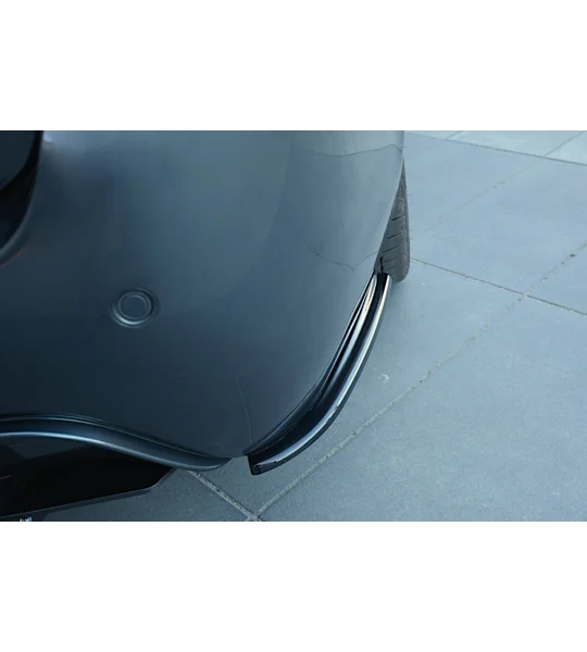 BMW 5 Series E60 Maxton Gloss Black Rear Side Splitters/Spats