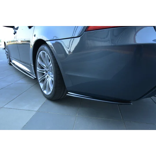 BMW 5 Series E60 Maxton Gloss Black Rear Side Splitters/Spats