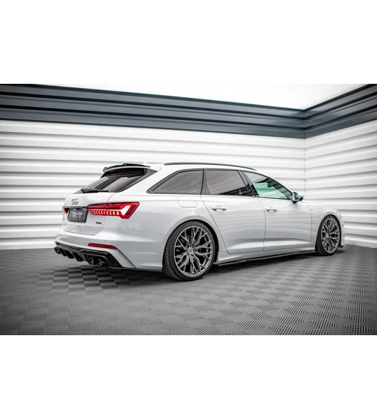 Audi A6 C8 Yrs 18-on MAXTON Side Skirt Extensions Diffusers