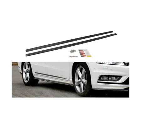 VW Passat B6 Yrs 2005 - 2009 Maxton Sideskirt Extensions R Line