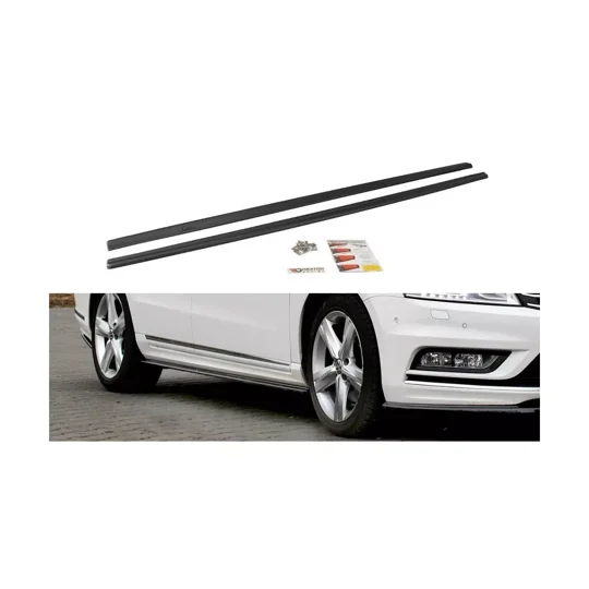 VW Passat B6 Yrs 2005 - 2009 Maxton Sideskirt Extensions R Line