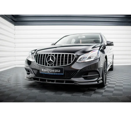 Mercedes-Benz E W212 Facelift MAXTON Front Bumper Lip Spoiler Splitter