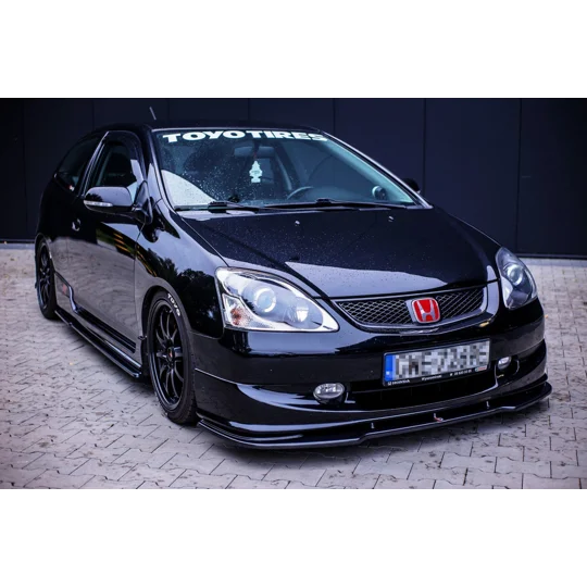 HONDA CIVIC EP3 (MK7) TYPE-R/S FACELIFT MAXTON Front Bumper Lip Spoiler Splitter