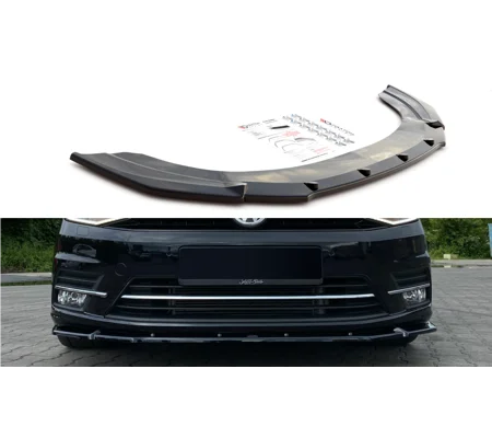 VW Caddy Mk4 2015-2020 Standard Front Bumper Lip Splitter Maxton