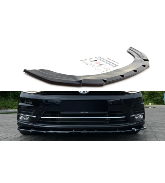VW Caddy Mk4 2015-2020 Standard Front Bumper Lip Splitter Maxton